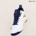 Παπούτσια βόλεϊ Mizuno Wave Dimension Mid white/blue ribbon/mp gold 15