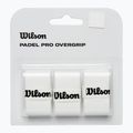 Wilson Padel Pro Overgrip περιτύλιγμα ρακέτας padel 3 τεμάχια λευκό. 2