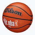 Παιδικό μπάσκετ Wilson NBA JR Fam Logo Authentic Outdoor καφέ μέγεθος 5 3