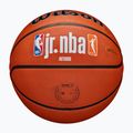 Παιδικό μπάσκετ Wilson NBA JR Fam Logo Authentic Outdoor καφέ μέγεθος 5 5