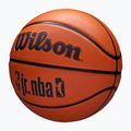 Παιδικό μπάσκετ Wilson NBA JR Drv Fam Logo καφέ μέγεθος 5 3