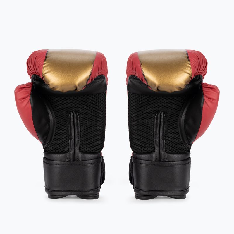 Everlast Prospect 2 κόκκινα/χρυσά παιδικά γάντια πυγμαχίας EV4602 RED/GLD 2