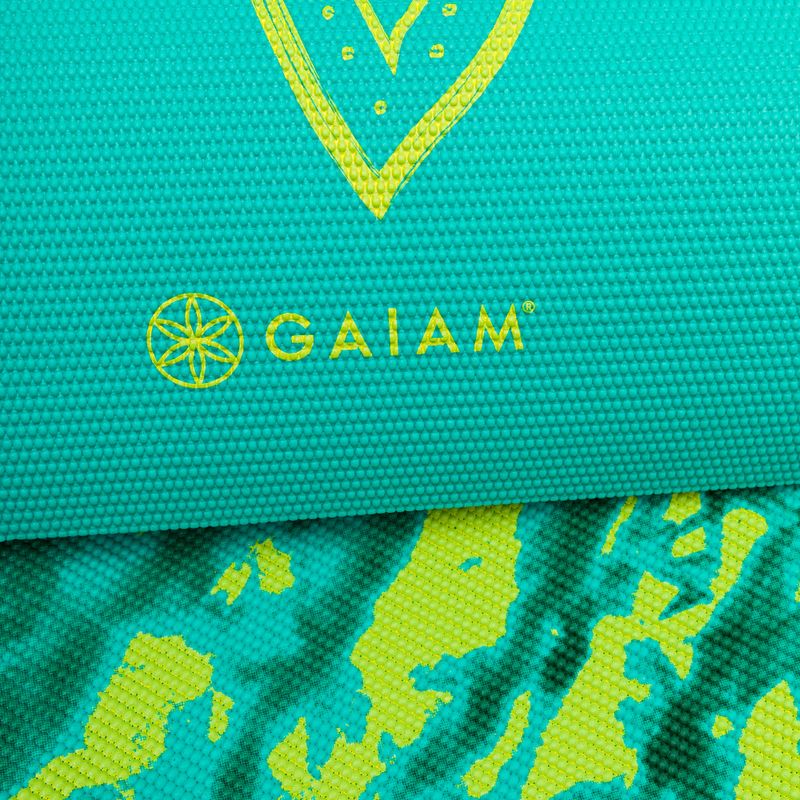 Gaiam Τυρκουάζ Lotus yoga mat 6 mm πράσινο 62344 5