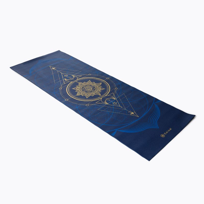 Στρώμα γιόγκα Gaiam Sun And Moon 6 mm μπλε 63419