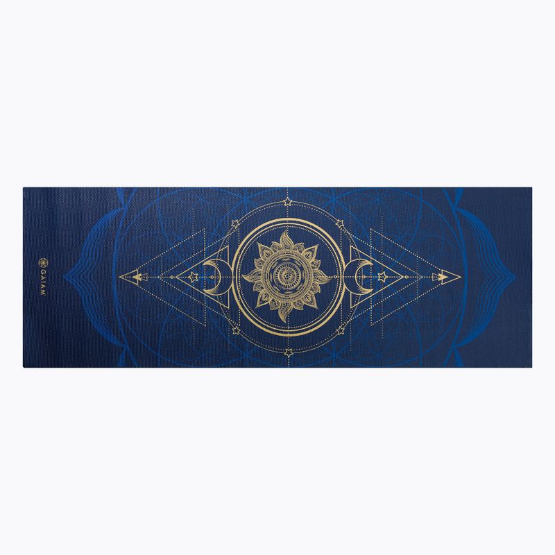 Στρώμα γιόγκα Gaiam Sun And Moon 6 mm μπλε 63419 2