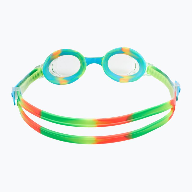 Παιδικά γυαλιά κολύμβησης TYR Swimple Tie Dye Non-Mirrored clear/ green/ orange 4