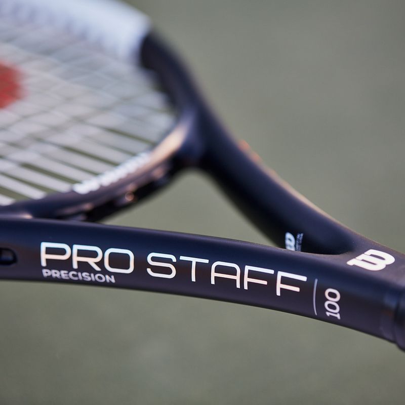 Wilson Pro Staff Precision 100 ρακέτα τένις μαύρη WR080110U 7