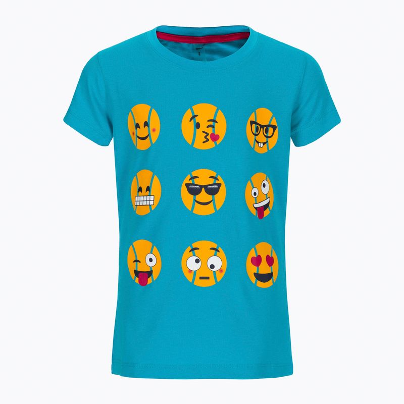 Παιδικό πουκάμισο τένις Wilson Emoti-Fun Tech Tee μπλε WRA807903