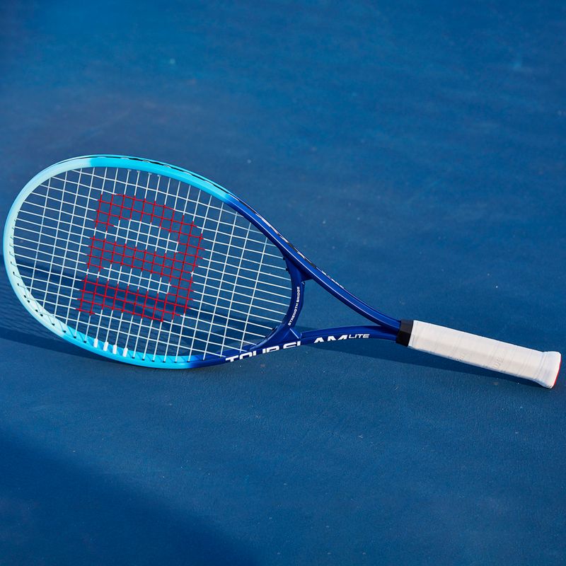 Wilson Tour Slam Lite ρακέτα τένις λευκή και μπλε WR083610U 9