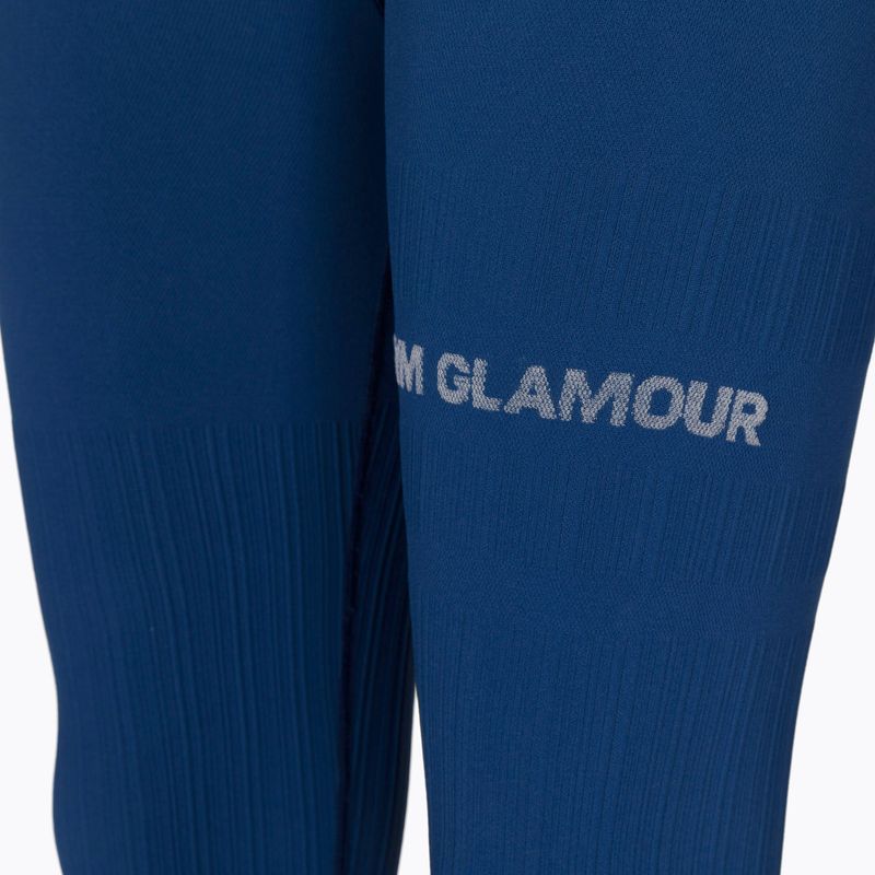 Γυναικείο κολάν γυμναστικής Gym Glamour Push Up Classic Blue 313 7