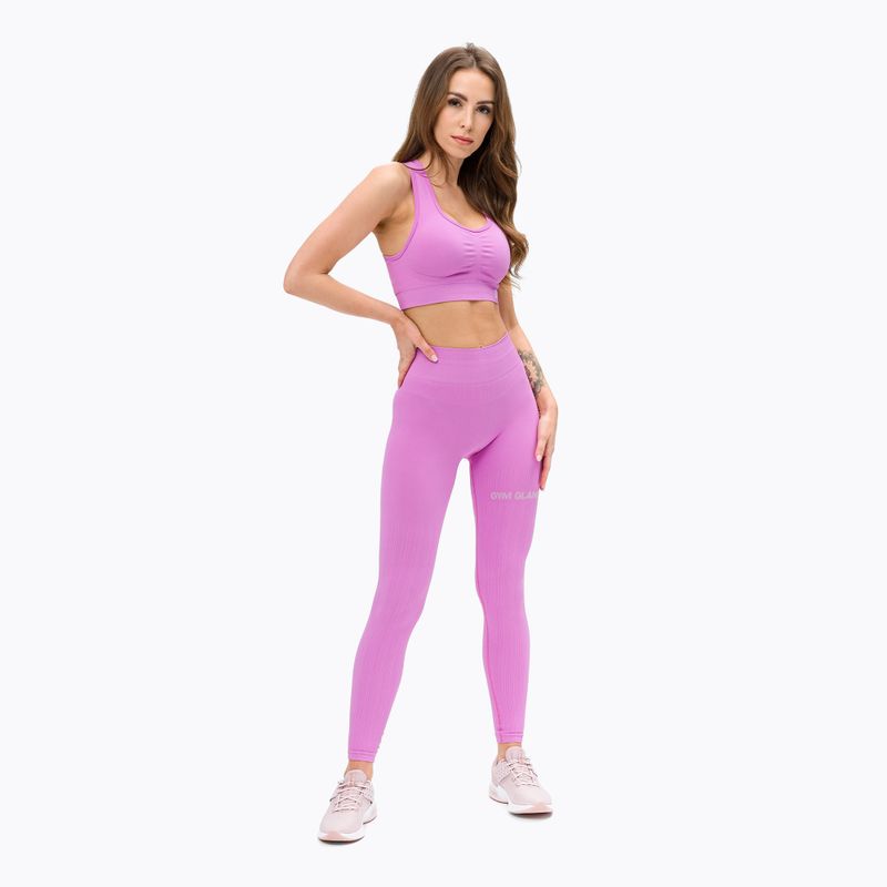 Γυναικείο κολάν γυμναστικής Gym Glamour Push Up Pink 368 2