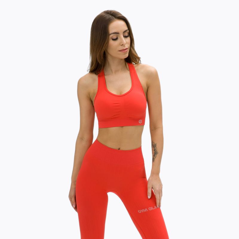 Gym Glamour Push Up Coral 372 σουτιέν γυμναστικής