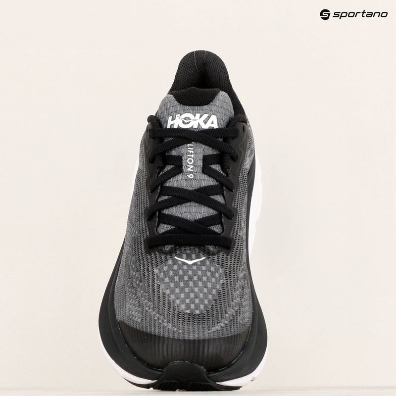 Παιδικά παπούτσια για τρέξιμο HOKA Clifton 9 black/white 9