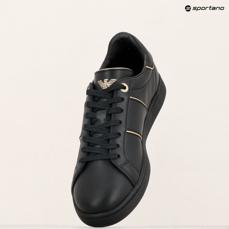 Παπούτσια EA7 Emporio Armani Classic Logo triple black/ gold 14