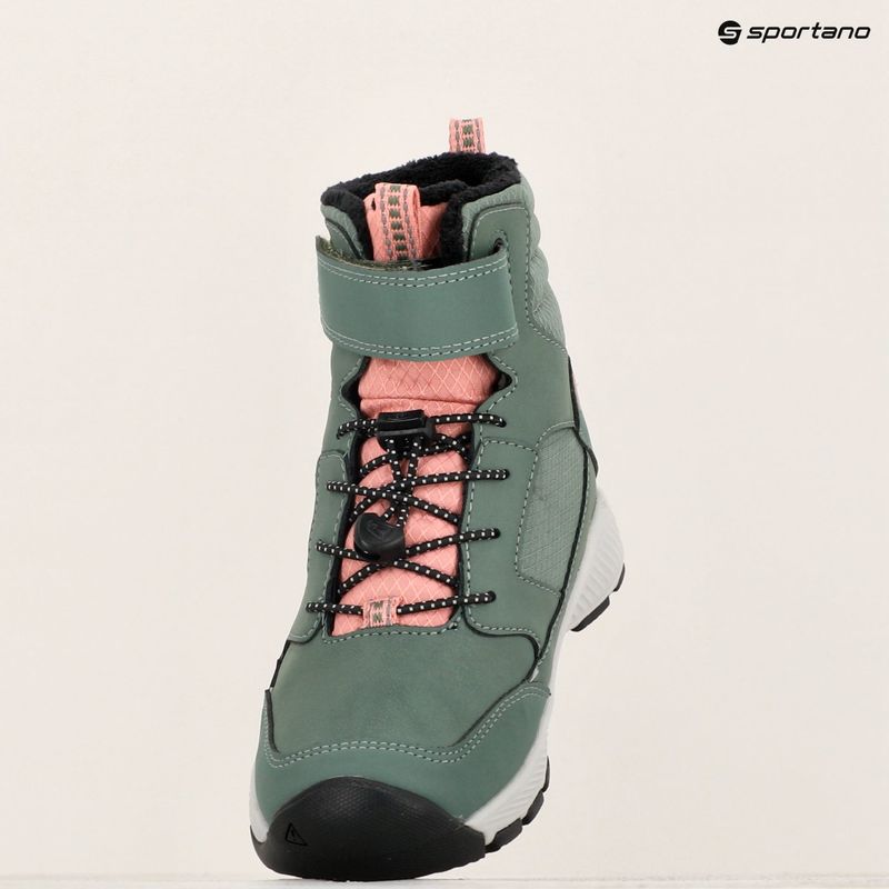 KEEN Skua Winter WP παιδικές μπότες χιονιού dark forest/rose elegance 15