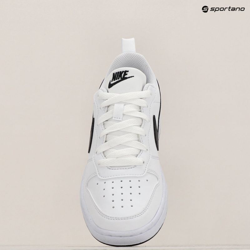 Nike Court Borough Low Recraft λευκά/μαύρα παπούτσια 9