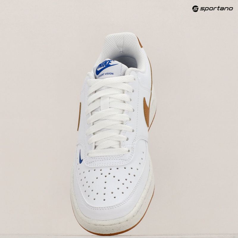 Nike Court Vision Low γυναικεία παπούτσια Next Nature λευκό/ game royal/sail/flax 9