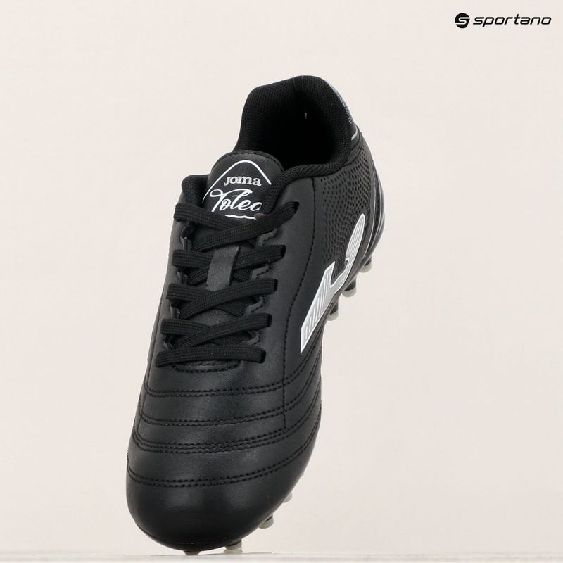 Παιδικά παπούτσια ποδοσφαίρου Joma Toledo 2401 AG black/white 9