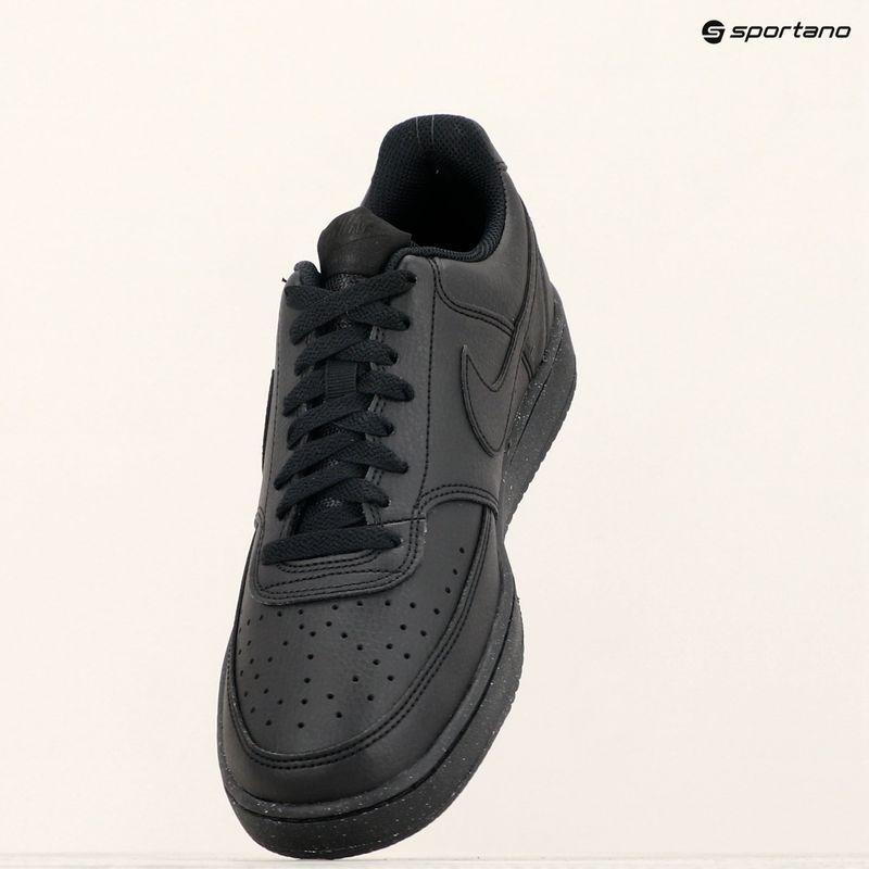 Ανδρικά παπούτσια Nike Court Vision Low Next Nature black / black / black 9