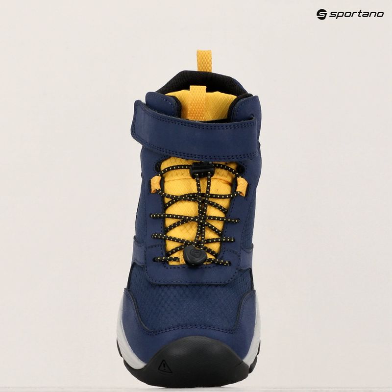 Παιδικά παπούτσια πεζοπορίας KEEN Skua Mid WP JR naval academy/yolk yellow 9