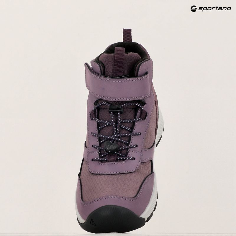 Παιδικά παπούτσια πεζοπορίας KEEN Skua Mid WP JR black plum/plum perfect 9