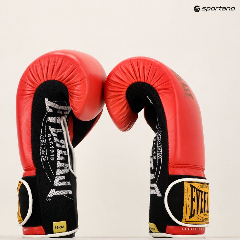 Γάντια του μποξ Everlast 1910 Classic red 9