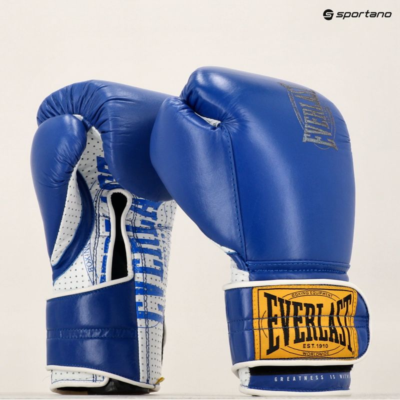 Γάντια του μποξ Everlast 1910 Classic Pro blue 8