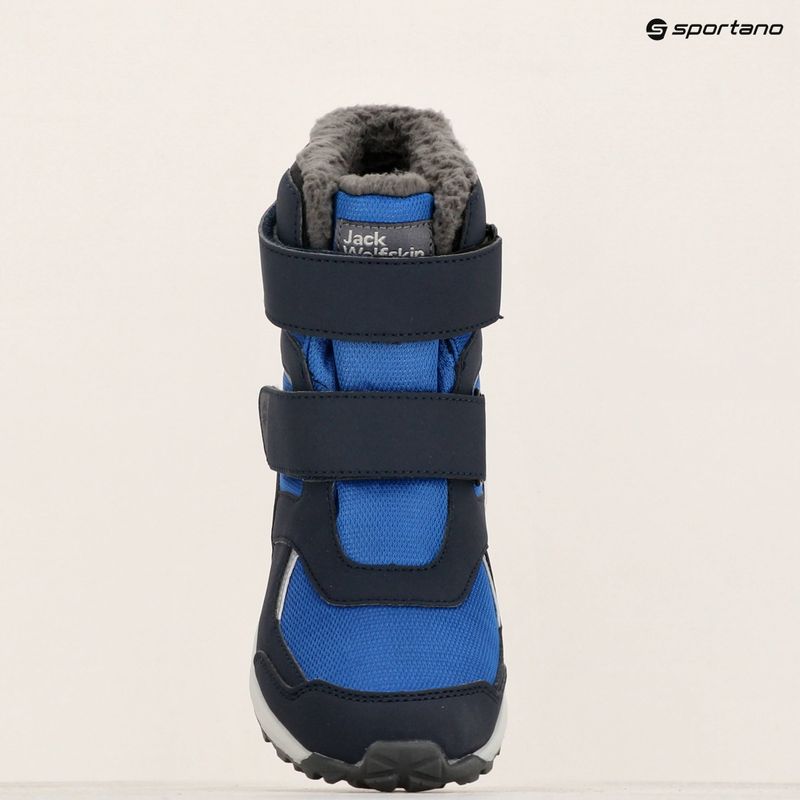 Παιδικές μπότες χιονιού Jack Wolfskin Woodland WT Texapore High VC crisp cobalt 17