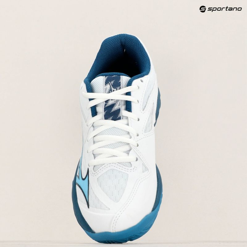 Παιδικά παπούτσια βόλεϊ Mizuno Lightning Star Z7 white/sailor blue/silver 15