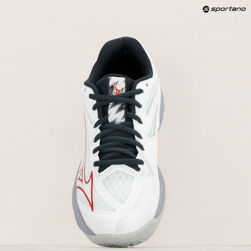 Παιδικά παπούτσια βόλεϊ Mizuno Lightning Star Z7 white/salsa/black 12