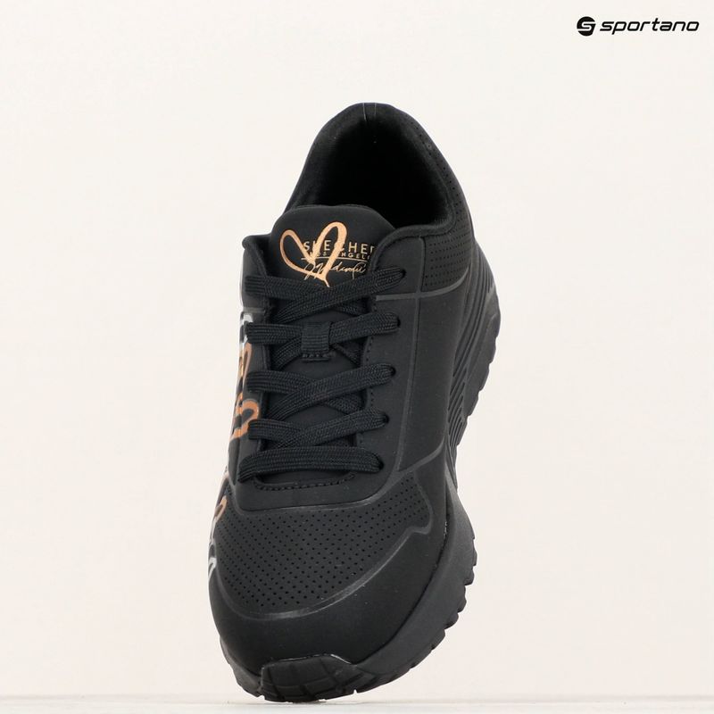 Παιδικά παπούτσια SKECHERS JGoldcrown Uno Lite Metallic Love black/gold 11