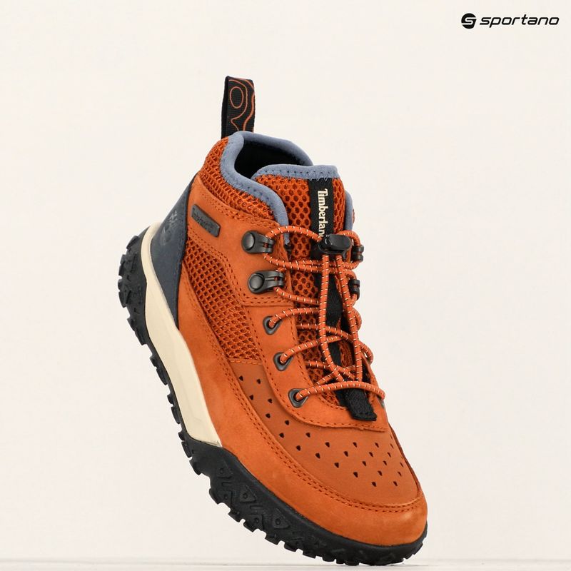 Παιδικά παπούτσια Timberland Greenstride Motion 6 Low Lace dark orange nubuck 17