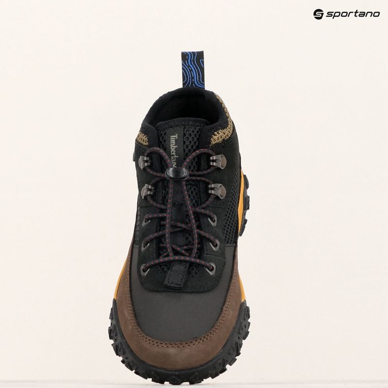 Παιδικά παπούτσια Timberland Greenstride Motion 6 Low Lace black nubuck/brown 17