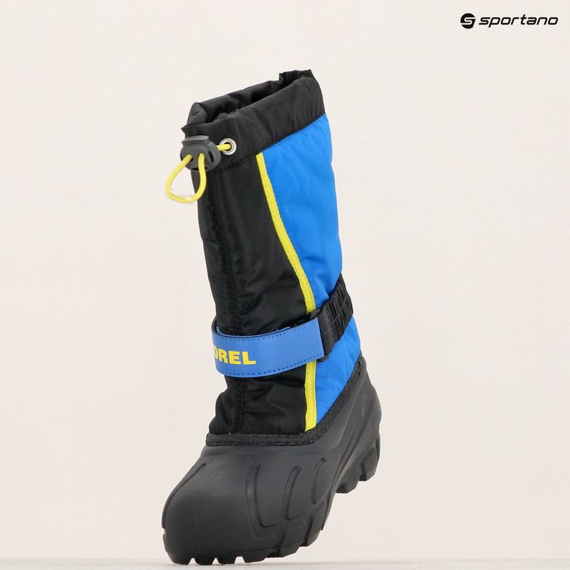 Παιδικές μπότες χιονιού Sorel Youth Flurry black/super blue 16