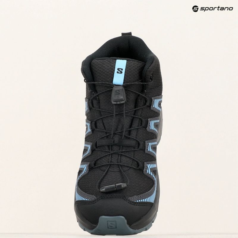 Παιδικά παπούτσια πεζοπορίας Salomon XA PRO V8 Mid WP black/neptune/alaskan blue 15