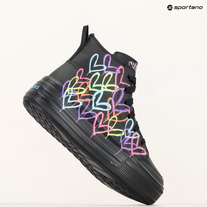 Παιδικά παπούτσια SKECHERS Hyperlift Love Daze black/multicolor 11