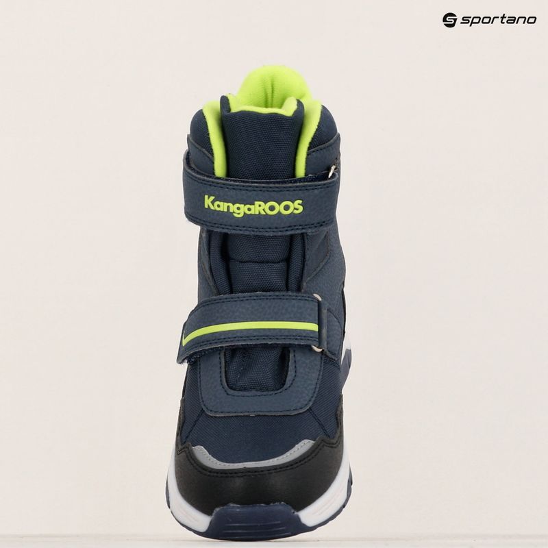 Παιδικές μπότες χιονιού KangaROOS K-MJ Camp V RTX dk navy / lime 16