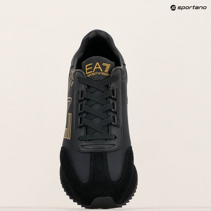 Παπούτσια EA7 Emporio Armani Black & White Vintage triple black/ gold 6