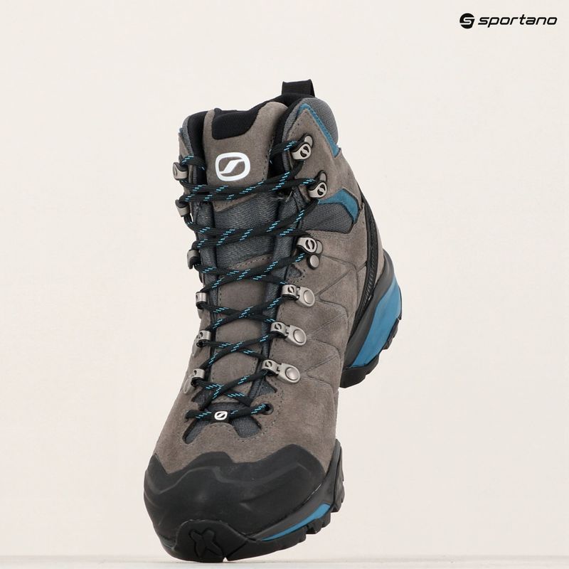 Ανδρικά παπούτσια πεζοπορίας SCARPA ZG Trek GTX titanium/lake blue 15