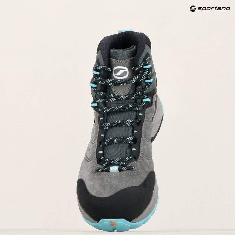 Γυναικεία παπούτσια πεζοπορίας SCARPA Rush TRK GTX midgray/aqua 18