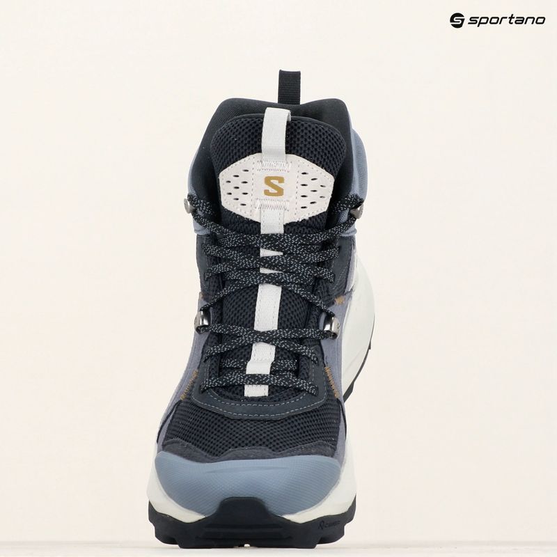 Salomon Elixir Mid GTX ανδρικές μπότες πεζοπορίας dark navy/grisaille/gray violet 9