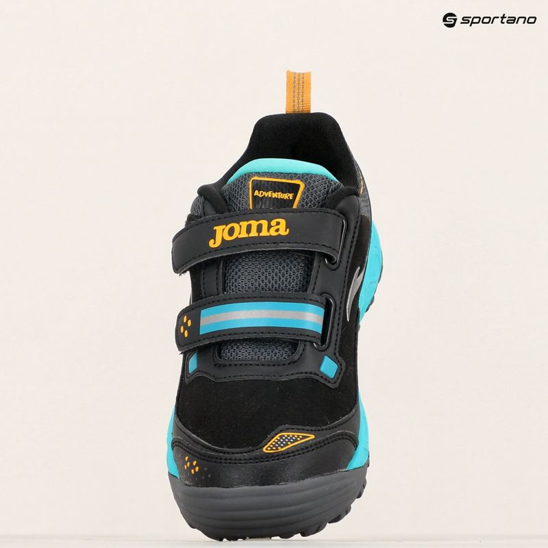 Παιδικά παπούτσια τρεξίματος Joma Adventure black/turquoise 15