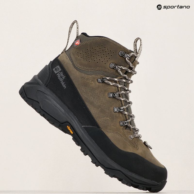 Ανδρικά παπούτσια πεζοπορίας Jack Wolfskin Terraquest Arctic Texapore Mid cold coffee 11