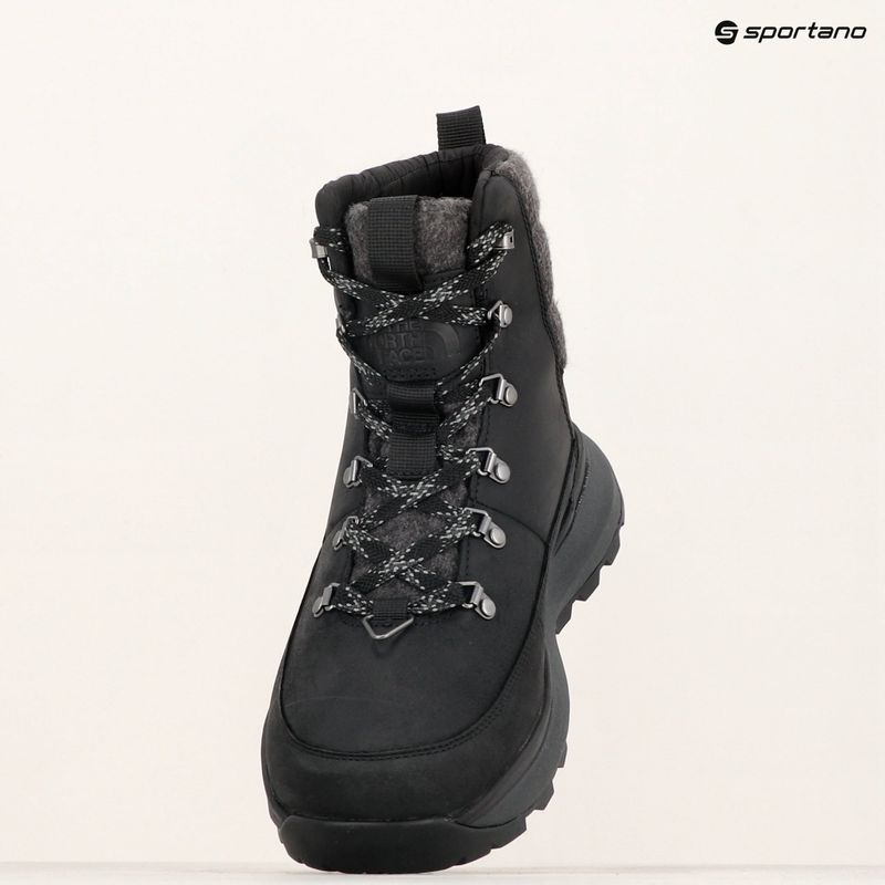 Ανδρικές μπότες χιονιού The North Face Bergen Leather WP black/black 15