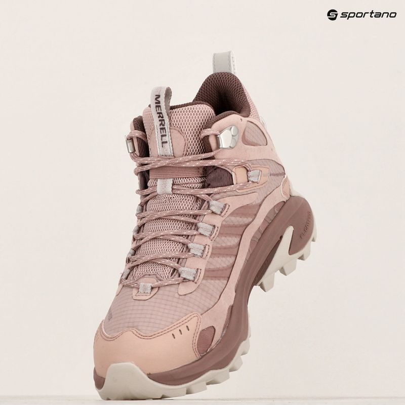 Γυναικεία παπούτσια πεζοπορίας Merrell Moab Speed 2 Mid Gtx adobe rose 11