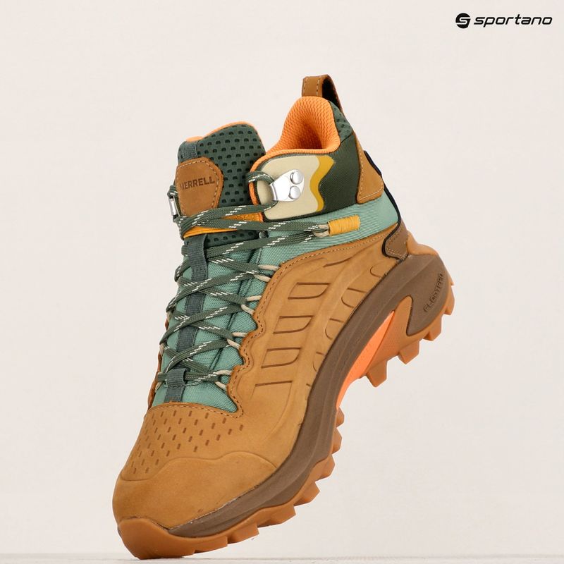 Γυναικεία παπούτσια πεζοπορίας Merrell Moab Speed 2 Ltr Mid Wp tan 15