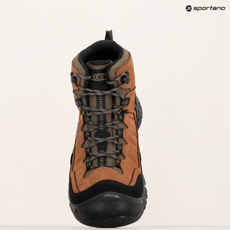 Ανδρικά παπούτσια πεζοπορίας KEEN Targhee IV Mid Wp wide bison /brindle 13