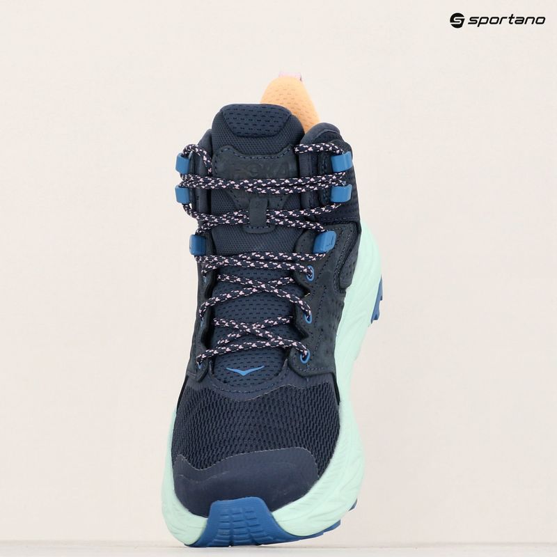 Γυναικείες μπότες πεζοπορίας HOKA Anacapa 2 Mid GTX varsity navy/aqua breeze 17