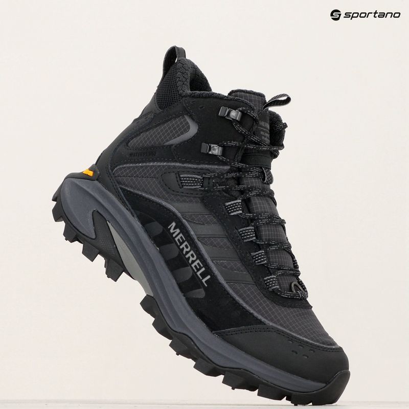 Ανδρικά παπούτσια πεζοπορίας Merrell Moab Speed 2 Thermo Mid Wp triple black 14