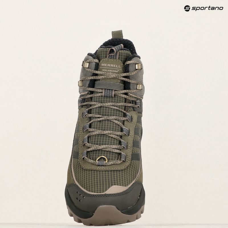 Ανδρικά παπούτσια πεζοπορίας Merrell Moab Speed 2 Thermo Mid Wp olive 14